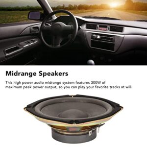 Cuifati 5 inch Automotive Coaxial Speakers,Midrange Speakers,300w Maximum Peak Power Output,4 Ohm Impedance and 93db Sensitivity,60hz-20khz Frequency Response,Good Heat Dissipation