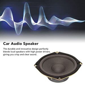 Cuifati 5 inch Automotive Coaxial Speakers,Midrange Speakers,300w Maximum Peak Power Output,4 Ohm Impedance and 93db Sensitivity,60hz-20khz Frequency Response,Good Heat Dissipation