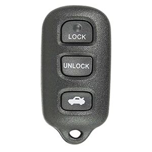 keyless2go replacement for new keyless entry remote car key fob avalon fcc hyq12bbx hyq12ban hyq1512y