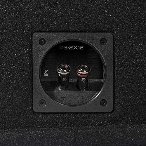 Rockford Fosgate P3-2X12 Punch Dual P3 12" Loaded Enclosure Ported Subwoofer