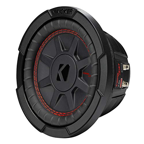 KICKER CompRT 6.75"(165mm) Subwoofer, DVC, 2-ohm, RoHS Compliant