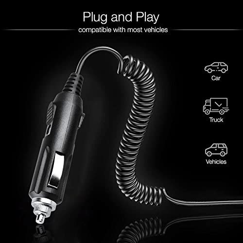 Jantoy Car Charger Compatible with LCD Screen Portable DVD Player 7" 8" 9" 9 Inch Series PSU
