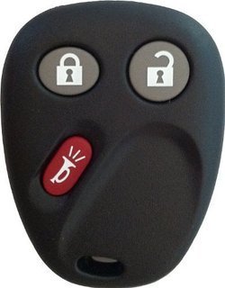 AmericanAutomotiveSupply - 1 New Replacement Keyless Entry 3 Button Remote Car Key Fob for Select GM w/Free DIY Programming Guide LHJ011, 21997127