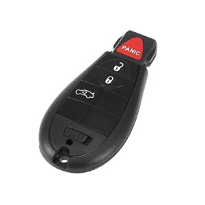 x autohaux replacement keyless remote car key fob 433mhz 4 button for dodge dart 2013 3014 2015 2016 m3n32297100 56046771aa