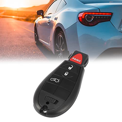 X AUTOHAUX Replacement Keyless Remote Car Key Fob 433Mhz 4 Button for Dodge Dart 2013 3014 2015 2016 M3N32297100 56046771AA