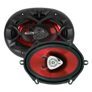 boss audio systems ch5720 car speakers – 225 watts of power per pair and 112.5 watts each, 5 x 7 inch, full range, 2 way, sold in pairs, easy mounting