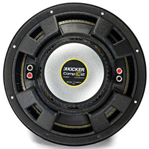 (2) KICKER 44CWCD124 CompC 12" 1200 Watt Dual 4-Ohm Car Subwoofers Subs CWCD124