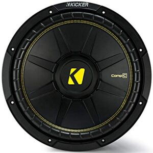 (2) KICKER 44CWCD124 CompC 12" 1200 Watt Dual 4-Ohm Car Subwoofers Subs CWCD124