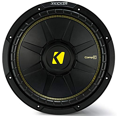 (2) KICKER 44CWCD124 CompC 12" 1200 Watt Dual 4-Ohm Car Subwoofers Subs CWCD124