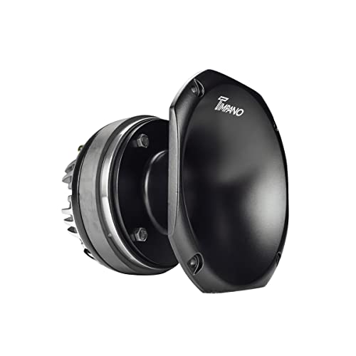 Timpano TPT-DH2000 2" Exit Compression Driver + Horn 450 Watts Max Power 8 Ohm 109 dB Slim Profile Aluminum Horn + Ferrite Driver