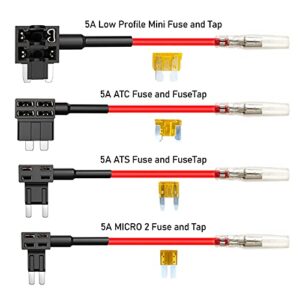 Radar Detector Hardwire Kit,Direct Wire Wiring kit for Escort Valentine One Uniden Beltronics Cobra Radar Detector Quick Connection Plug and Play Power Cord Cable