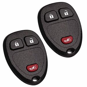 Remote Key Fob Replacement Fits for Chevy Silverado 1500 2500 Tahoe Suburban Avalanche Equinox GMC Sierra Acadia Yukon XL 2007 2008 2009 2010 2011 2012 2013 Express Traverse Keyless Entry Control