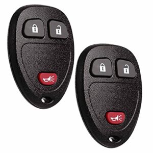 Remote Key Fob Replacement Fits for Chevy Silverado 1500 2500 Tahoe Suburban Avalanche Equinox GMC Sierra Acadia Yukon XL 2007 2008 2009 2010 2011 2012 2013 Express Traverse Keyless Entry Control