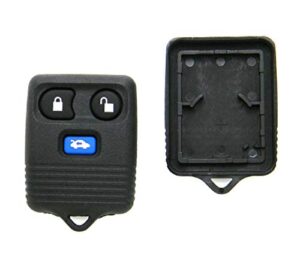 replacement case compatible with 1998-2002 mazda 626 3-button key fob remote (fcc id: nhvwb1u215, p/n: gd7d-675dy)