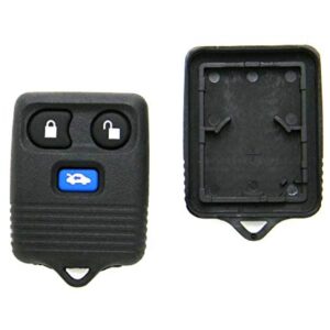 Replacement Case Compatible With 1998-2002 Mazda 626 3-Button Key Fob Remote (FCC ID: NHVWB1U215, P/N: GD7D-675DY)