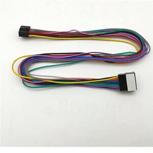 strpump 16pin car radio stereo power retrofit on harness cable extension wire cord 600mm length for aftermarket android gps head unit