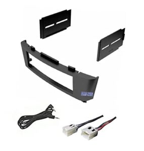 car stereo dash kit and wire harness for installing a new radio for 2000 2001 2002 2003 2004 2005 2006 nissan sentra