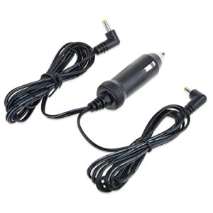 dysead car two output dc adapter compatible with rca drc79982 9 portable dual screen 9-inch twin mobile mobile system portable dvd player auto vehicle boat rvplug battery charger