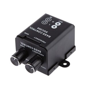 xtenzi amplifier universal car bass volume regulator knob line level control remote xtbr10 with frequency controller