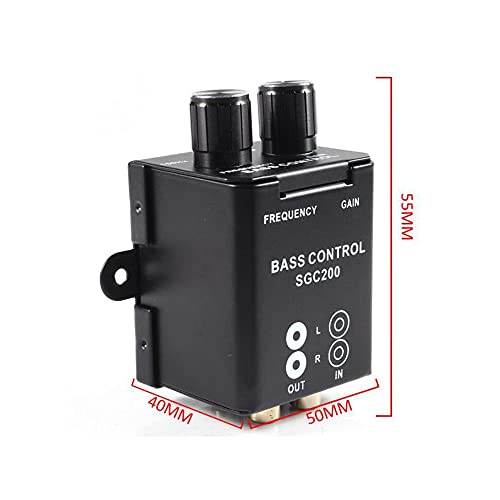 Xtenzi Amplifier Universal Car Bass Volume Regulator Knob Line Level Control Remote XTBR10 with Frequency Controller