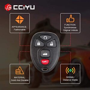 cciyu X 1 Flip Key Fob 5 buttons Replacement for 06 07 08 09 10 11 12 13 for Buick Allure LaCrosse for Chevy for Cobalt Series with FCC KOBfor GT04A