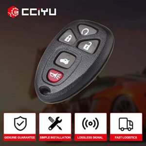 cciyu X 1 Flip Key Fob 5 buttons Replacement for 06 07 08 09 10 11 12 13 for Buick Allure LaCrosse for Chevy for Cobalt Series with FCC KOBfor GT04A