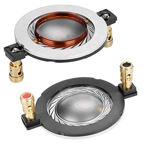 Plyisty Titanium Film Low Consumption 34.4mm Super Tweeters Voice Coil, Durable General Voice Coil, with Terminal Block for Audio Home Theatre System Loudspeaker Unit