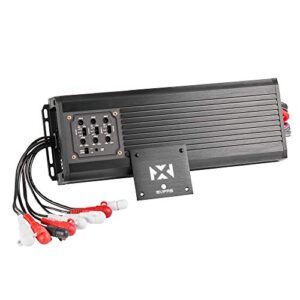 nvx mvpa6 marine-v series 6-channel bridgeable micro class d compact car amplifier (900w total rms) | ipx67 waterproof rating