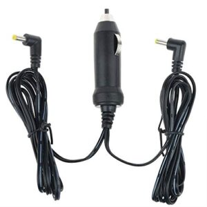 yanw dc car adapter charger for philips pd7016/37 dual screens portable dvd player