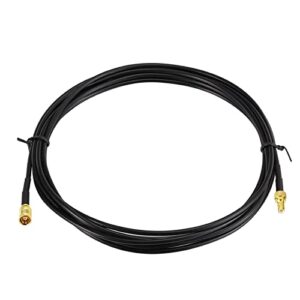 eightwood smb male to smb female satellite radio extension cable 10 feet compatible with sirius xm car vehicle radio stereo receiver tuner
