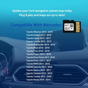 2021 Navigation SD Card Compatible with Toyota Highlander Prius 4runner RAV4 GPS Tundra Map Update 86271-0E073