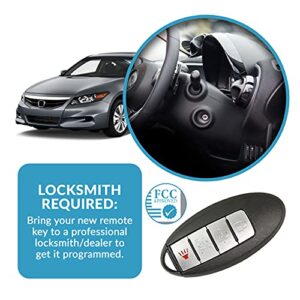 Keyless2Go Replacement for Proximity Smart Keyless Remote Fob for Nissan & Infiniti KR55WK48903 KR55WK49622 (2 Pack)