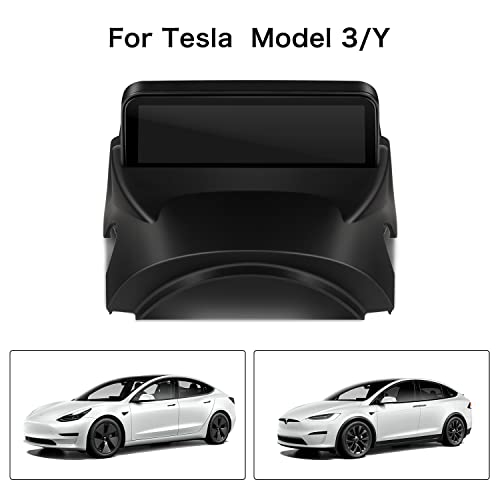 Tesla 4.6'' Head Up Ultra Mini Screen Display for Model 3/Y, Embedded Design HUD Car Dashboard LCD Smart Instrument Tesla Accessories