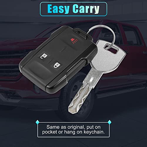 X AUTOHAUX 2pcs 3 Button Keyless Entry Remote Control Replacement Key Fob Proximity Smart Fob M3N32337100 for Chevrolet Silverado Colorado 14-17 315MHz