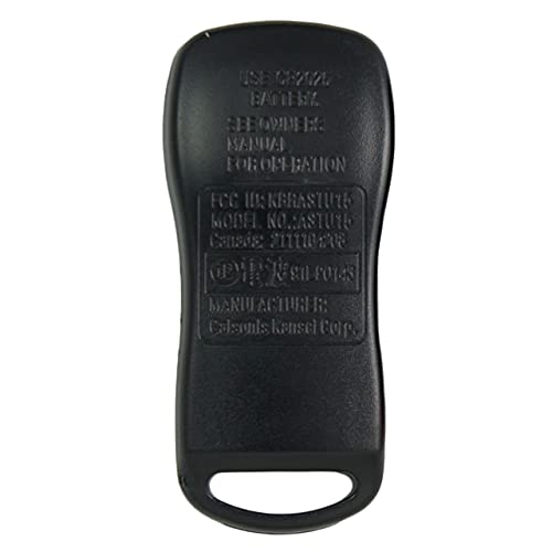 Keyless2Go Replacement for New Shell Case and 4 Button Pad for Remote Key Fob with FCC KBRASTU15 - Shell ONLY