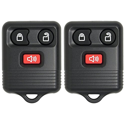 Mushan 2Pack Keyless Entry Replacement, Remote Control Key Fob Replacement CWTWB1U212 Fits for Ford F150 F250 F350 1998-2014, for Lincoln Navigator 1998-2003,for Mercury Mariner 2005-2011(Black)