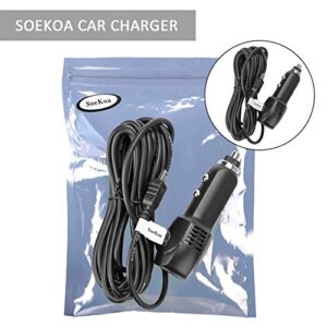 Dash Cam Charger Mini USB, Car Charger with USB Port Compatible with APEMAN, Rexing, Byakov, AKASO, Crosstour, Trekpow, Pruveeo, OldShark, Garmin and Most Other Dash Cam, Android Devices. (11.5FT)