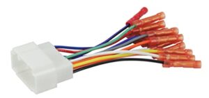 scosche ha08bcb compatible with select 1998-08 honda power/speaker connector / wire harness for aftermarket stereo installation with color coded wires and pre-installed wire connectors