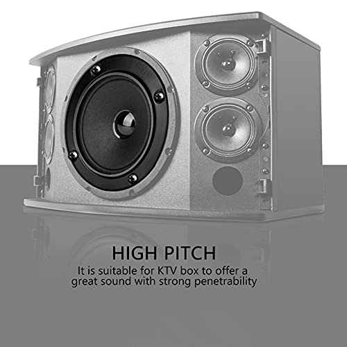 HERCHR Dual Magnetic Tweeter Speakers Clear Fantasy Tweeter and Woofer 3-inch for KTV Boxes(Dual Magnet)