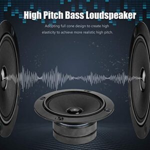 HERCHR Dual Magnetic Tweeter Speakers Clear Fantasy Tweeter and Woofer 3-inch for KTV Boxes(Dual Magnet)