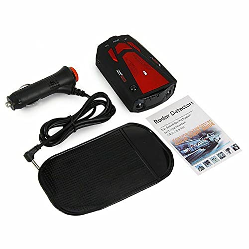 JINYI Car Radar Detector, Laser Radar Detectors, 360° GPS Speed Police Safe 16 Band Voice Alert,1080P HD Auto Focus Webcam with Microphone (RED)