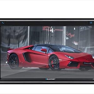 Blaupunkt CAMDEM18 Camden 18 6.9-in. Double-DIN Digital Media Receiver with Bluetooth and Mirror Link, Black