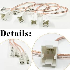 4 Pack Speaker Wire Harness Compatible with 2006-2018 Infiniti Speaker Harness 2004-2021 Nissan Speaker Harness Car Speaker Connector Harness Adapter