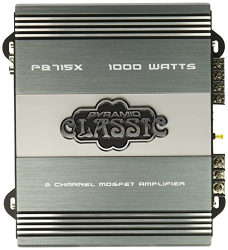 Pyramid PB715X 1000 Watts 2 Channel Bridgeable Car Amplifier