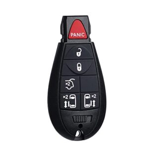 Key Fob Replacement Keyless Entry Remote Control Fits for Dodge Grand Caravan Chrysler Town and Country 2008 2009 2010 2011 2012 2013 2014 2015 2016 2017 2018 2019 2020 M3N5WY783X IYZ-C01C Set of 2