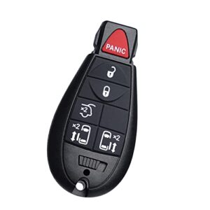 Key Fob Replacement Keyless Entry Remote Control Fits for Dodge Grand Caravan Chrysler Town and Country 2008 2009 2010 2011 2012 2013 2014 2015 2016 2017 2018 2019 2020 M3N5WY783X IYZ-C01C Set of 2