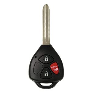 Keyless2Go Replacement for Keyless Entry Remote Car Key with G Chip for Select 4Runner Rav4 Yaris Models That Use HYQ12BBY, HYQ12BDC