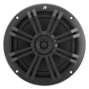 KICKER Black OEM Replacement Marine 6.5" 4 Ohm Coaxial Speakers