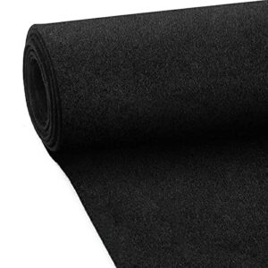 modigt 40″ x 70″ high grade – underfelt carpet for rv, boat, truck, speaker box, door liner, desk (black)
