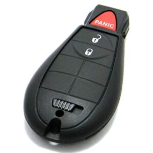 OEM Electronic 3-Button FOBIK Key Fob Remote Compatible with 2014-2020 Jeep Cherokee (FCC ID: GQ4-53T, P/N: 68105081)